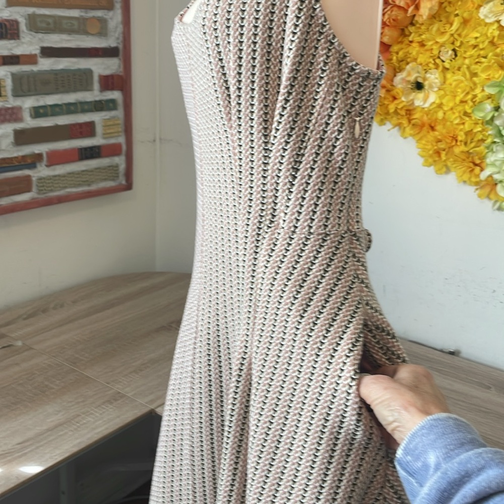 Anthropologie Maeve Jacquard Mini Dress with tie detail - Picture 15 of 16
